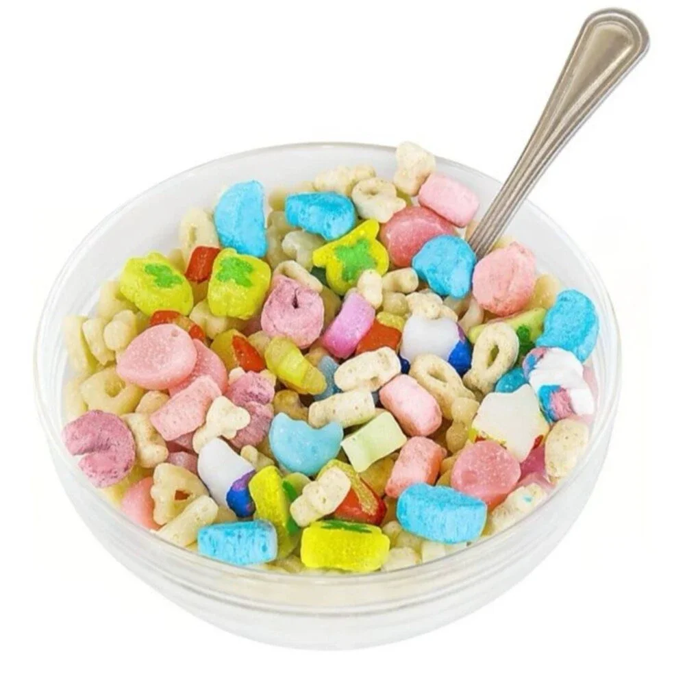 NEW French Vanilla Cereal Bowl Scented Candle with Metal Spoon Glass Bowl